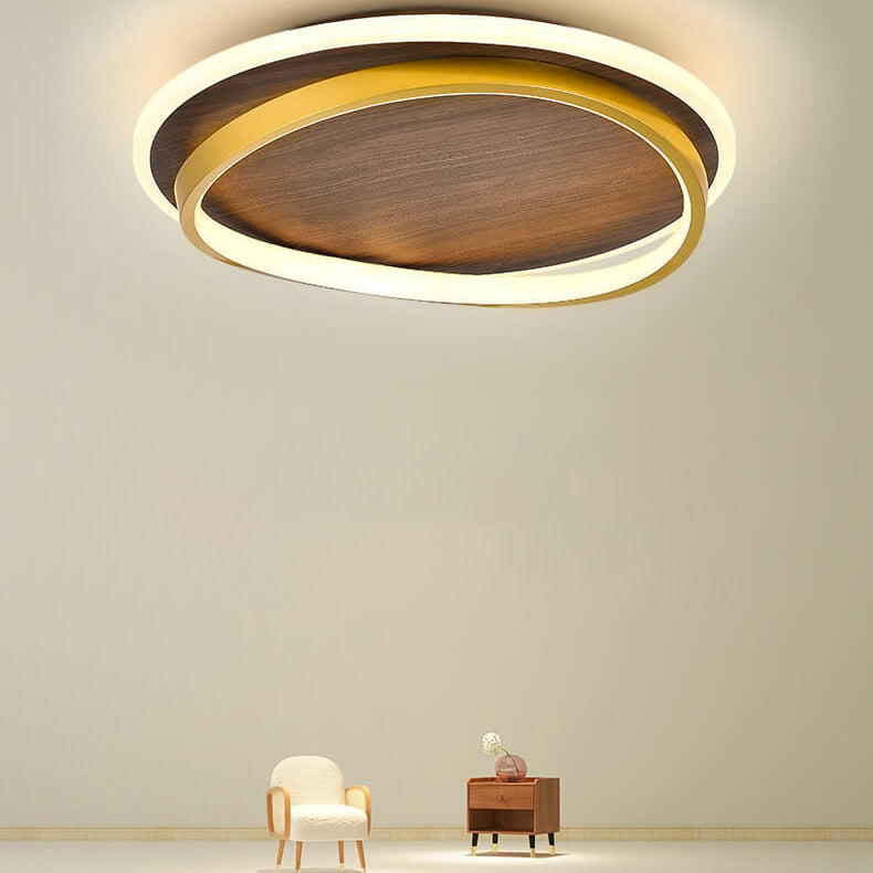 Walnut grain ceiling light size guide