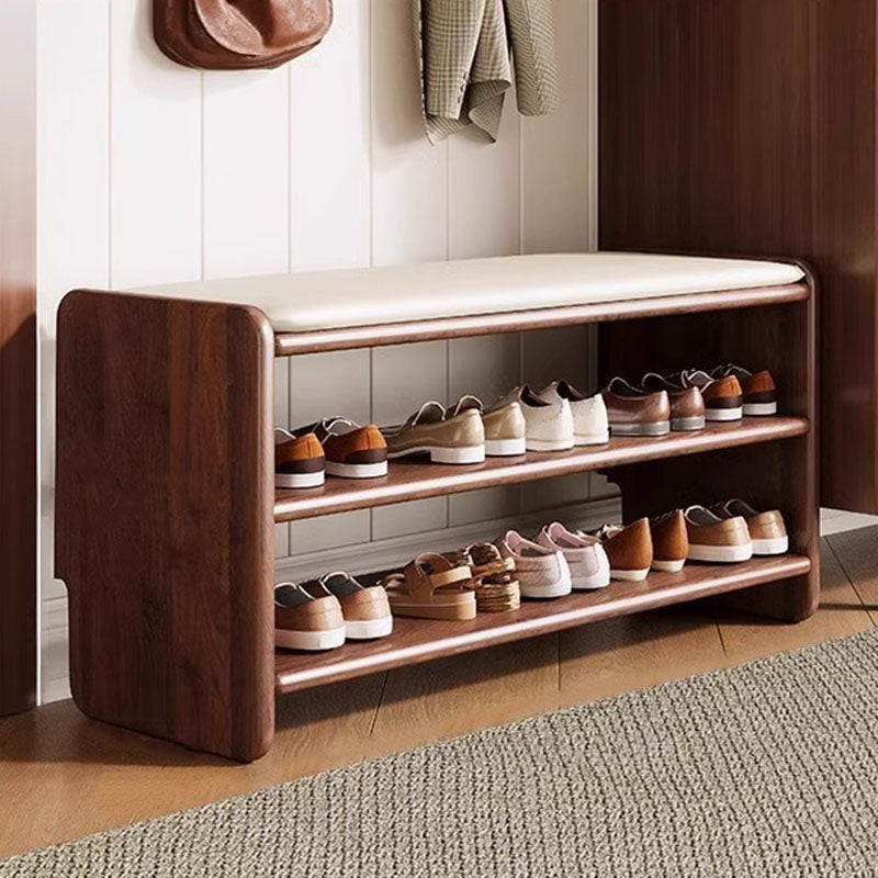 80 cm shoe bench, walnut