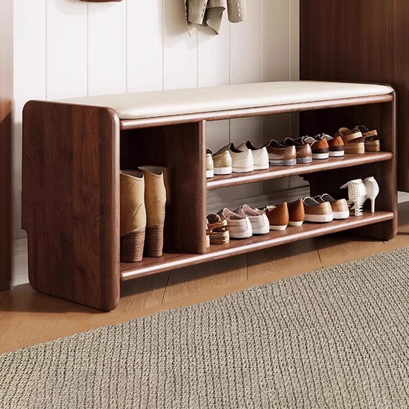 Shoe bench angle view