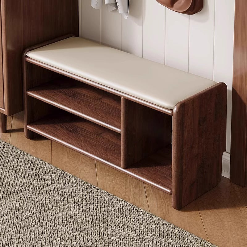 100 cm shoe bench, walnut