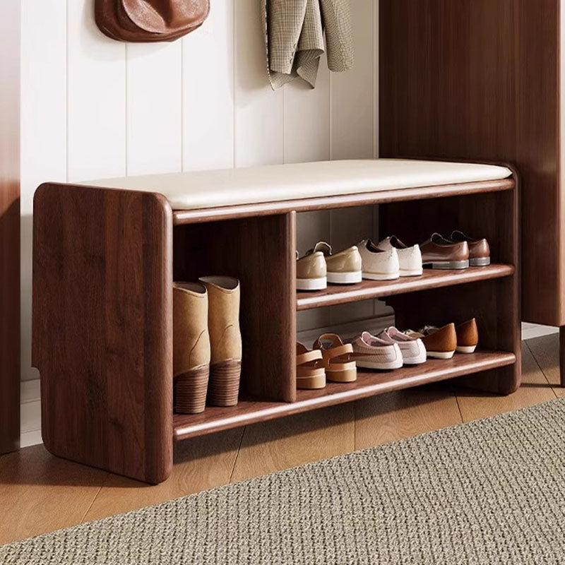 120 cm shoe bench, walnut