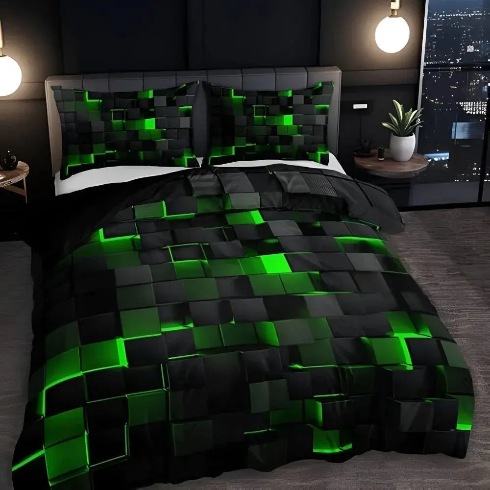 Green geometric bedding set