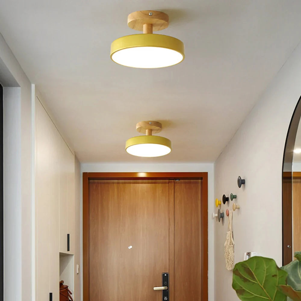 Antique gold macaron ceiling light