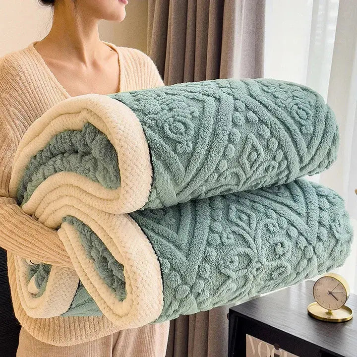 Sky Blue double-sided breathable blanket