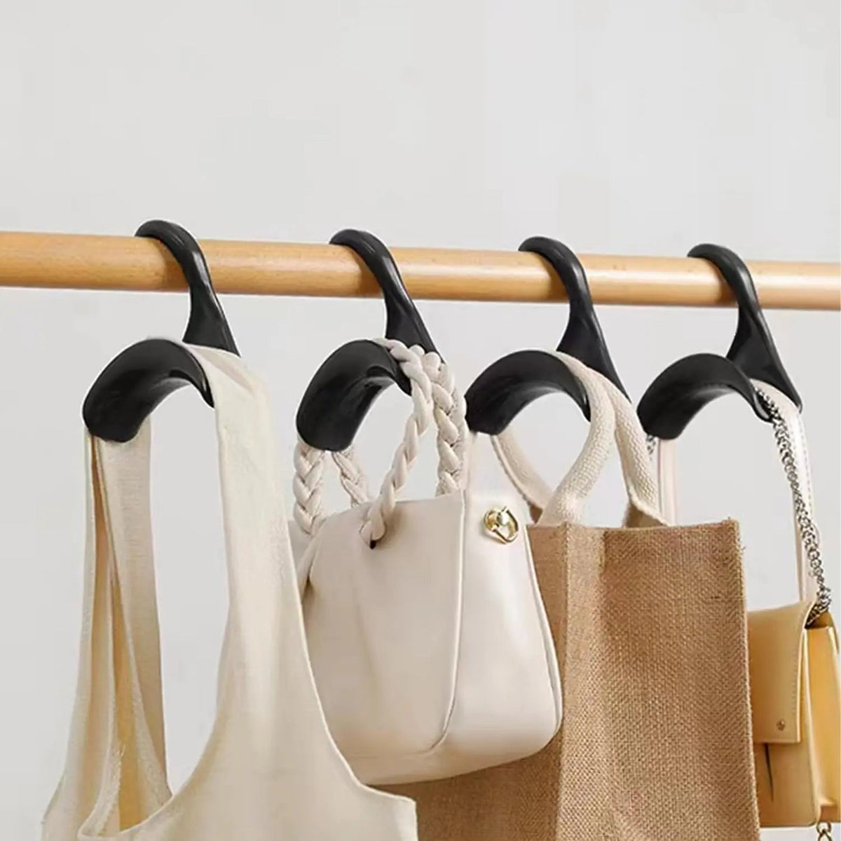 Arched hanger silhouette close-up