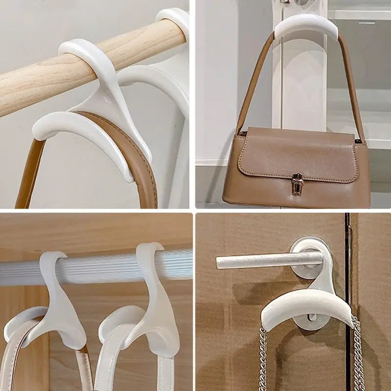 Arched hanger holding a scarf