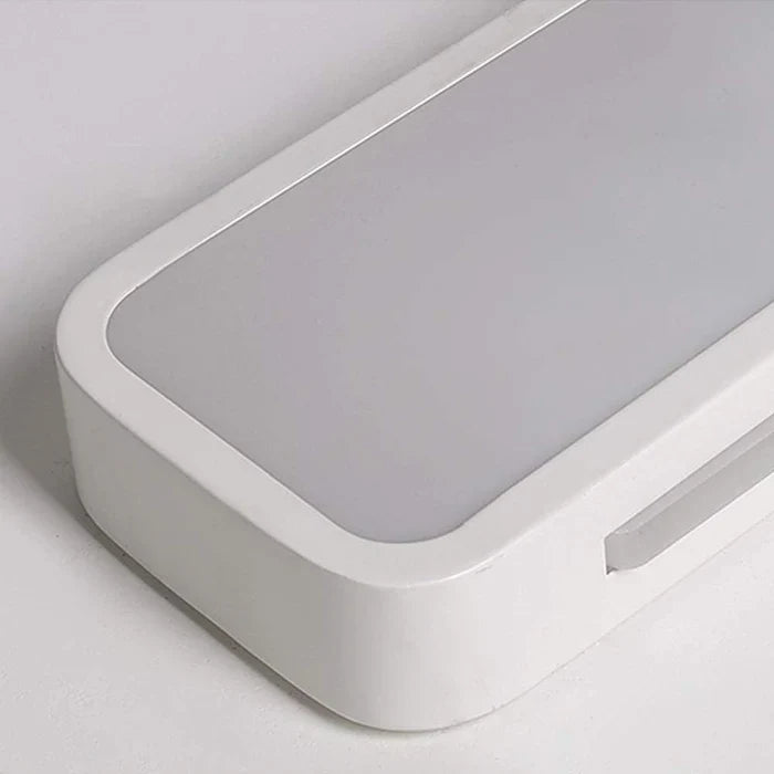 Linear LED ceiling light detail