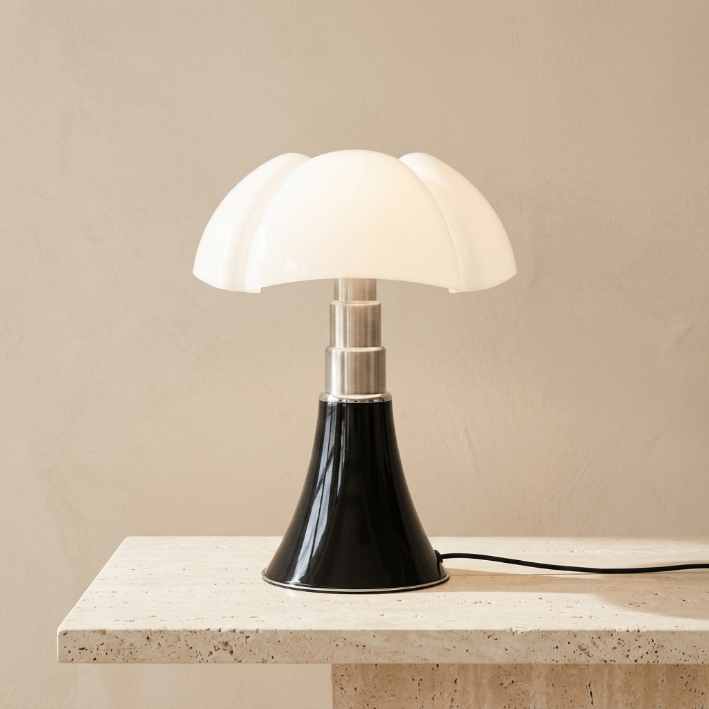 Flower table lamp