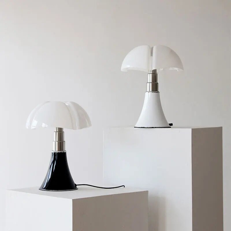 Flower table lamp touch control