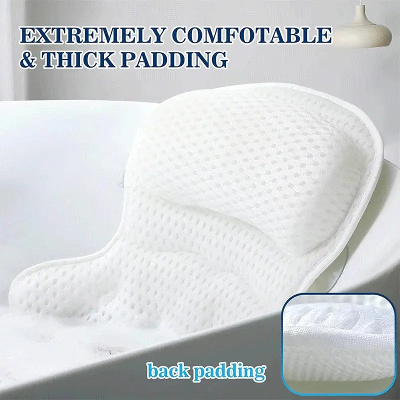 Bath pillow padded thickness