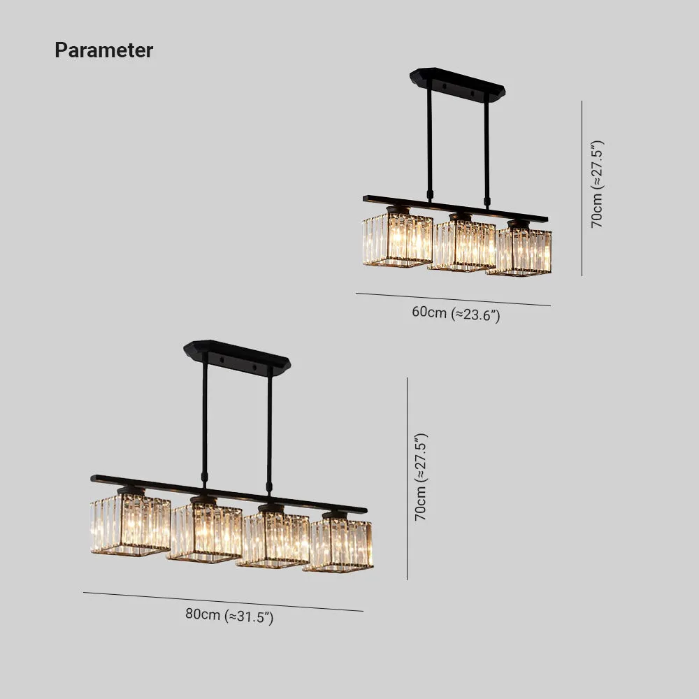 Glass cluster pendant dimensions