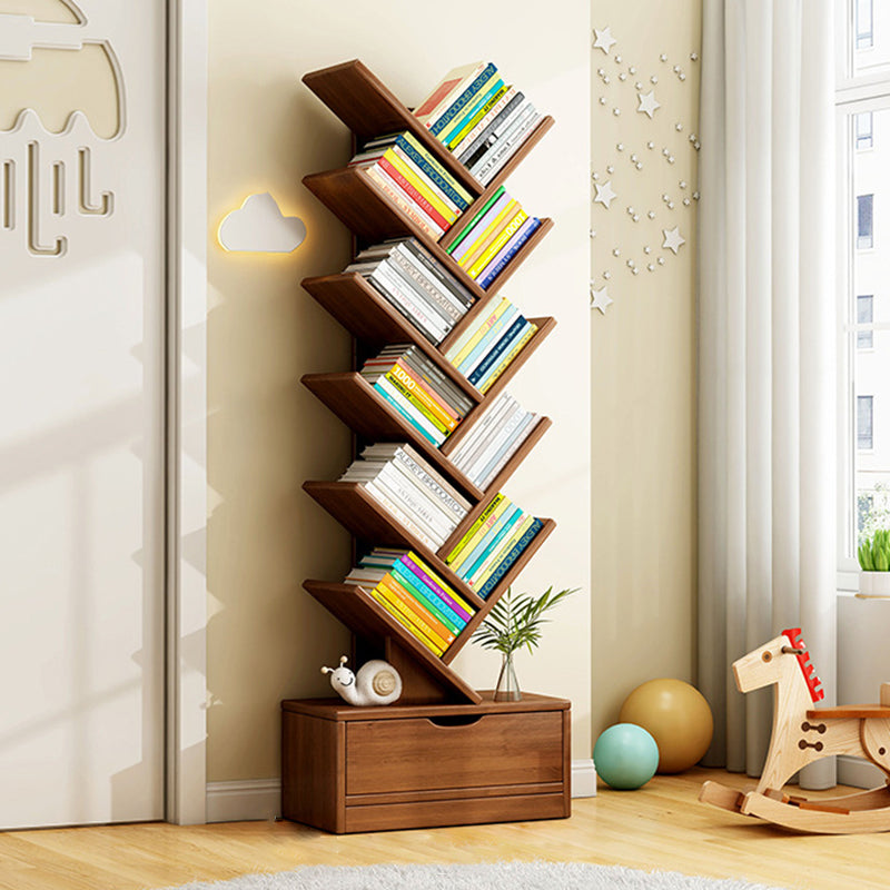 10-tier bookshelf, walnut