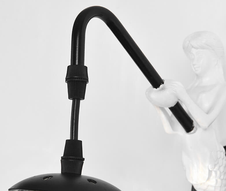 Mermaid wall light detail