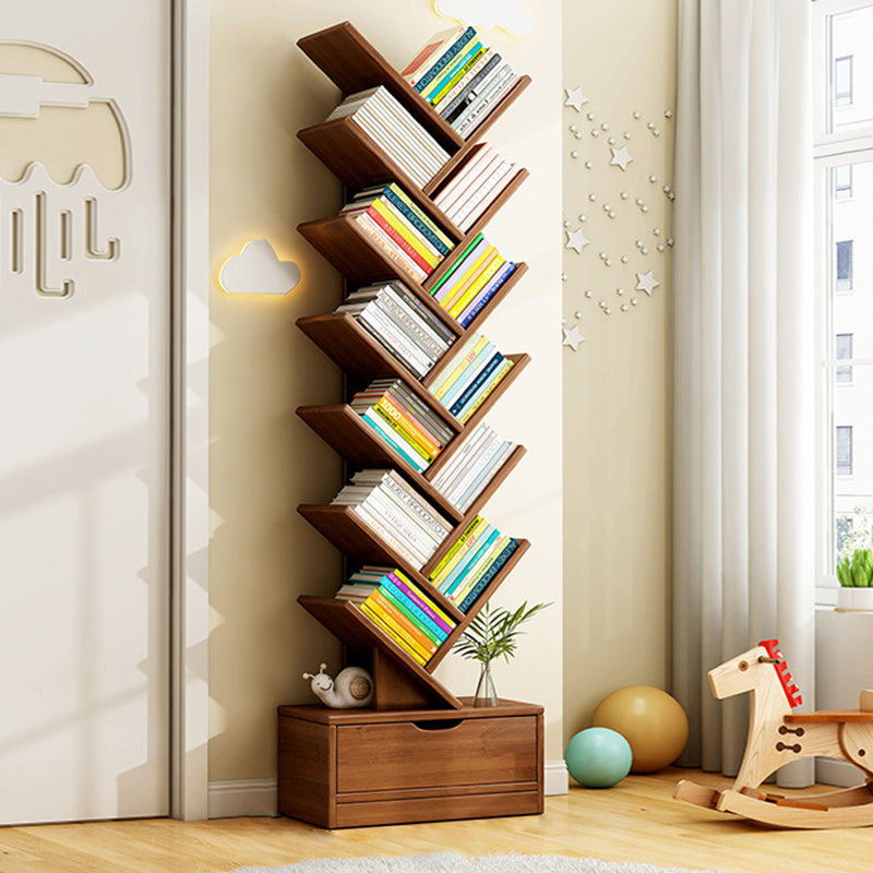 12-tier bookshelf, walnut