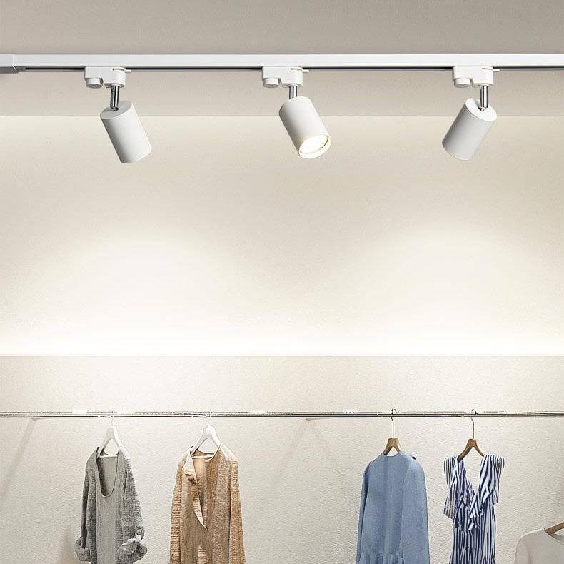 White track light with three spotlights