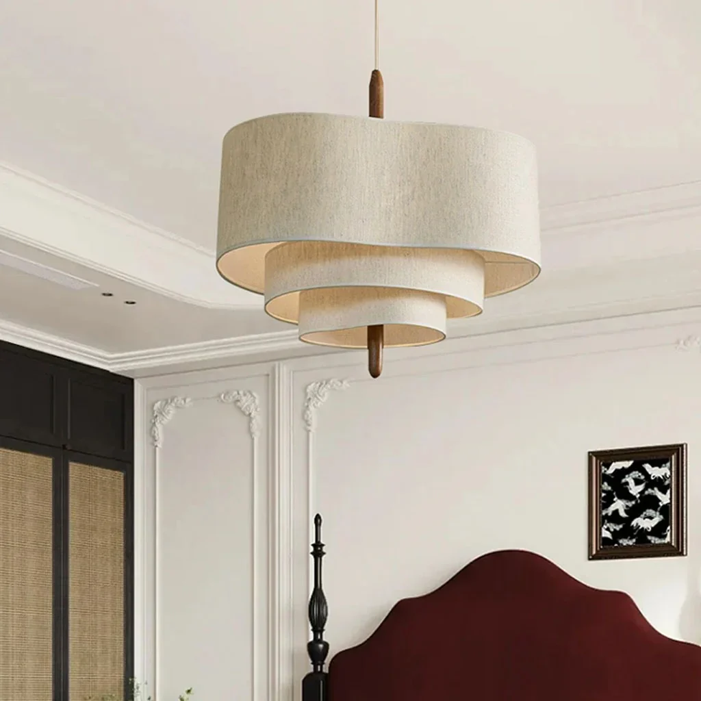 Fabric chandelier lifestyle