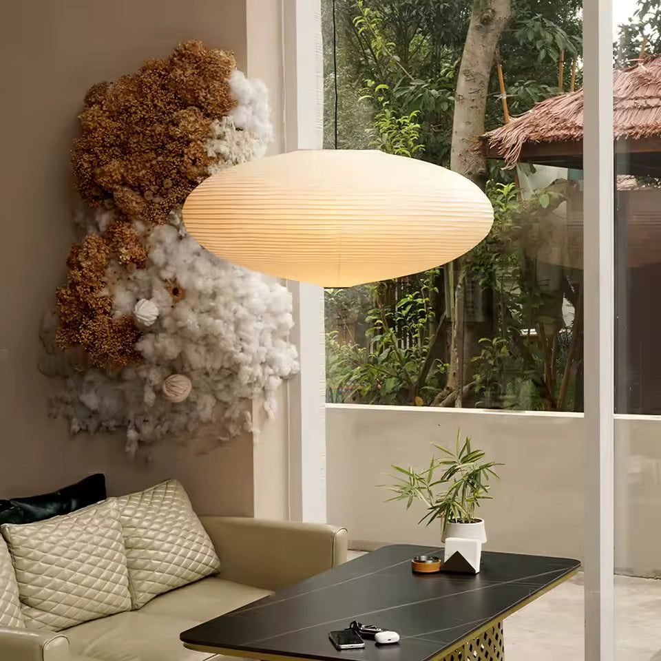 Paper lantern pendant light lifestyle
