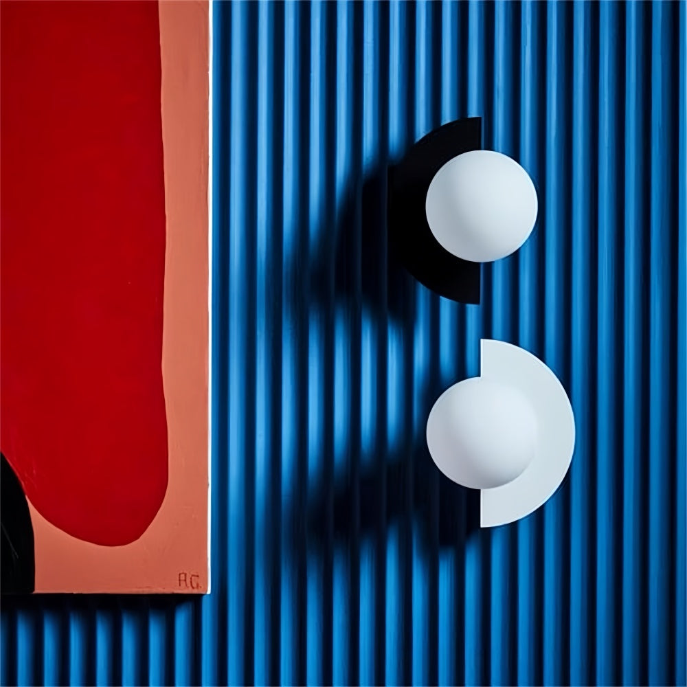 Semicircle wall light details