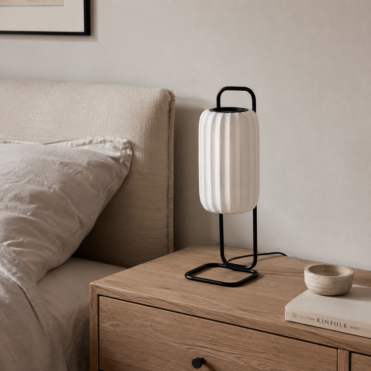Floor lamp in a minimalist interior