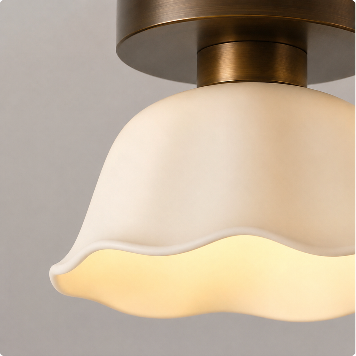 Vintage semi-flush ceiling light lifestyle