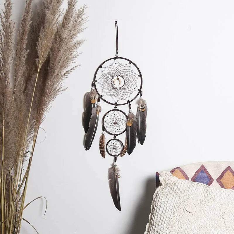 Boho dream catcher in bedroom