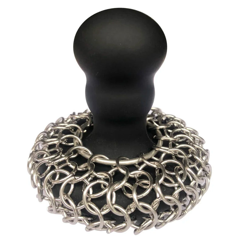 Cast iron scrubber in Black