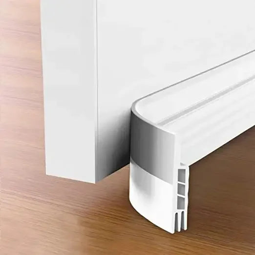 White self-adhesive door seal strip