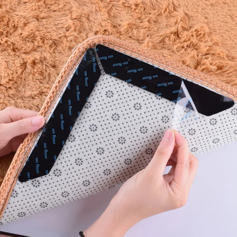 Non-slip rug gripper pads set of 8