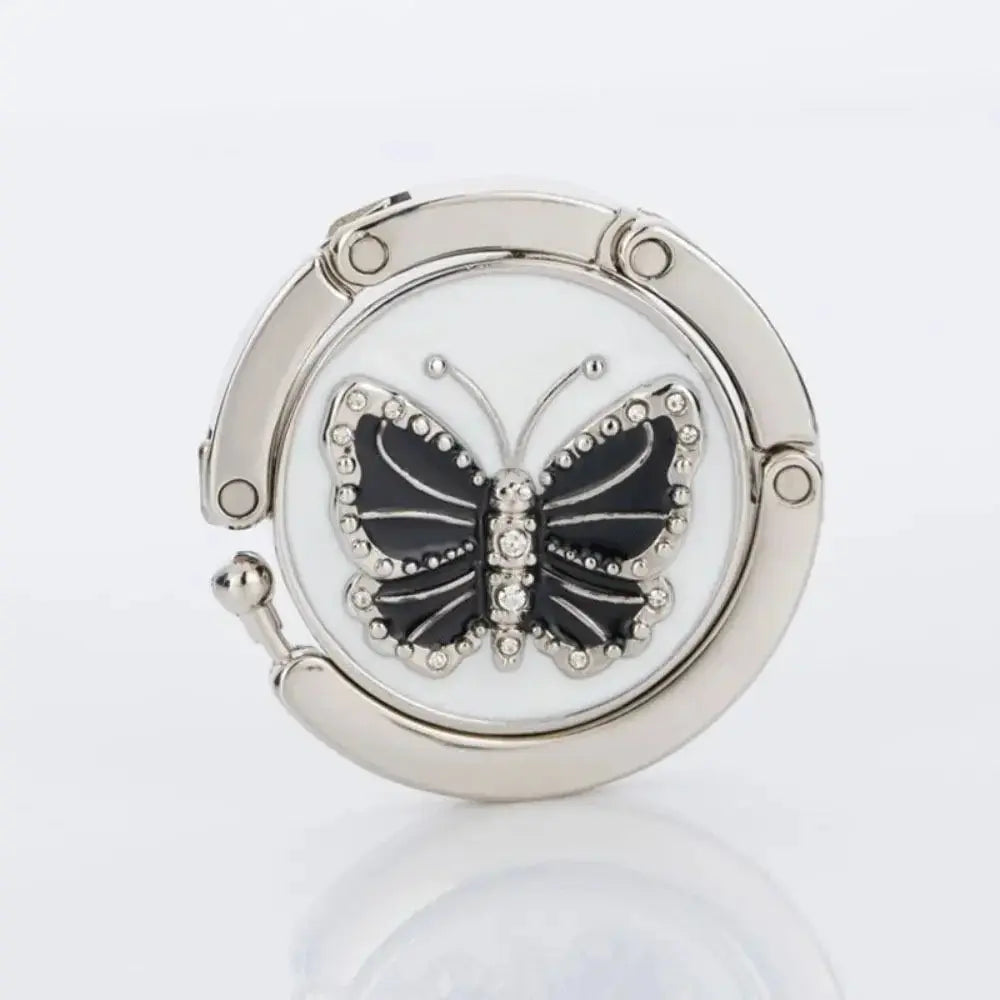 Butterfly handbag hook – White
