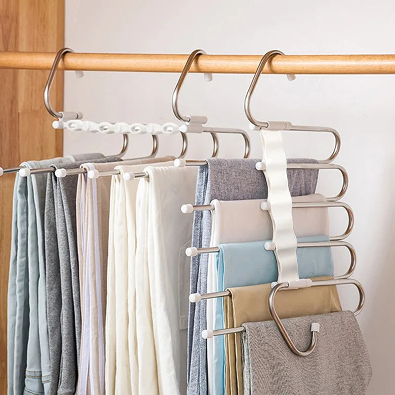 9 in 1 trouser rack detail