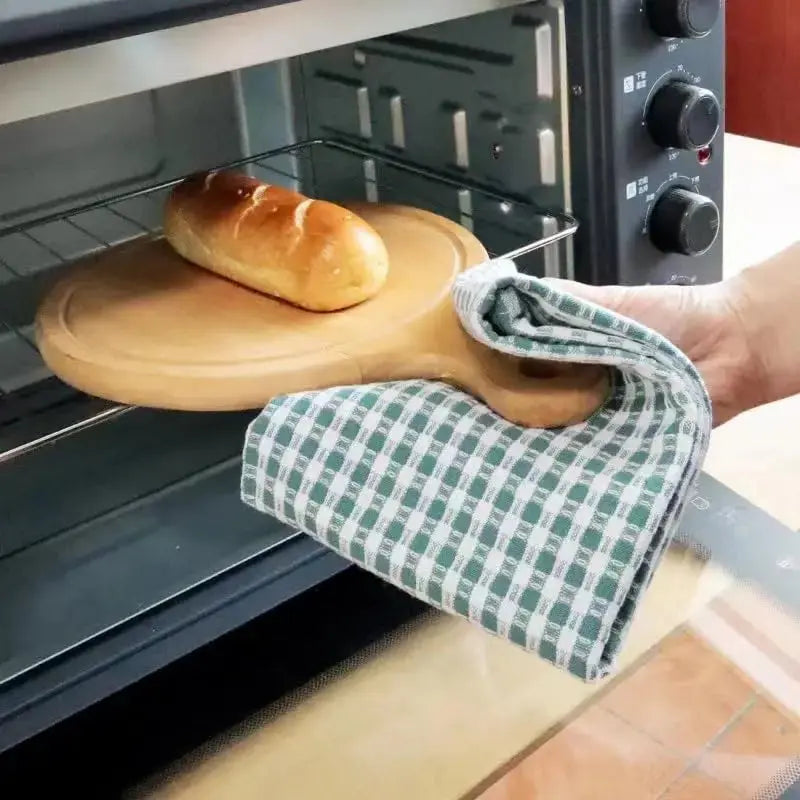Cotton waffle weave kitchen towels