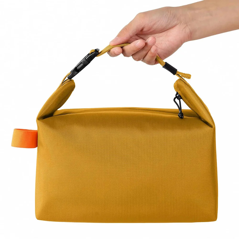 Mustard insulated lunch bag