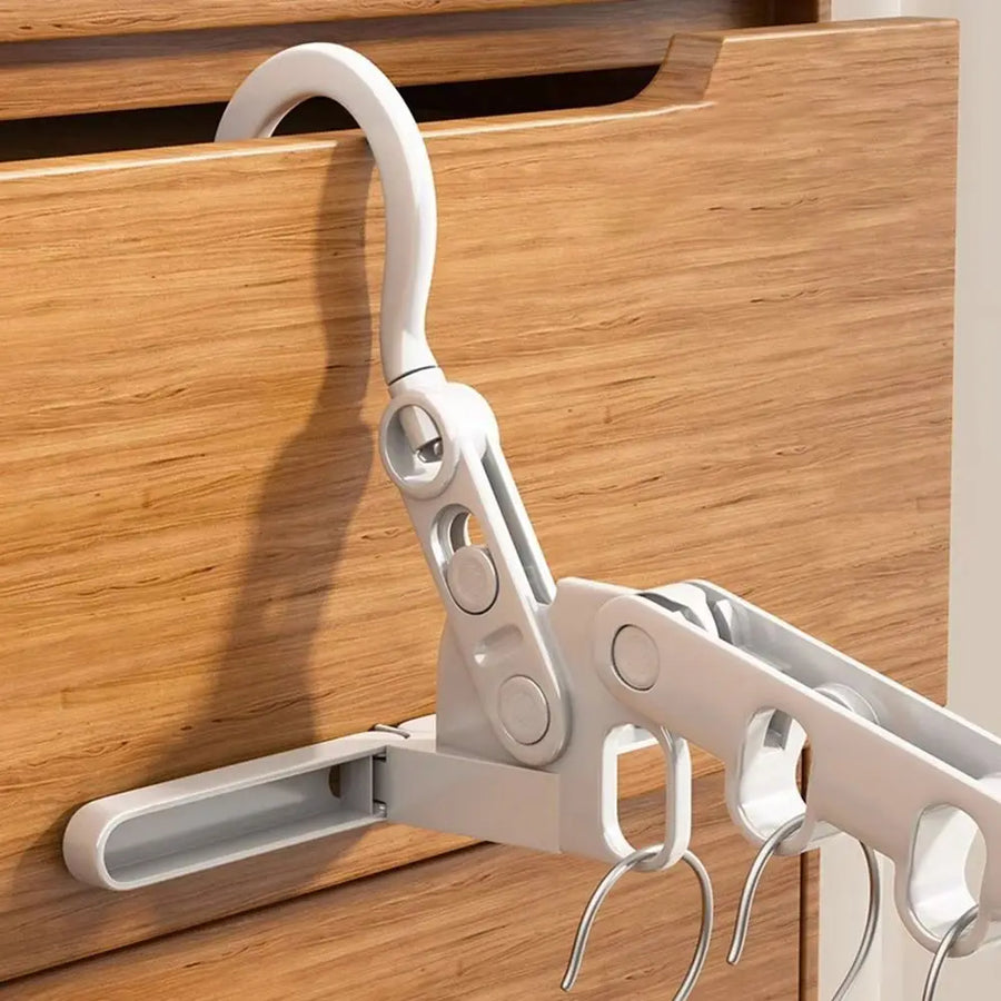 Light grey folding drying rack set of two