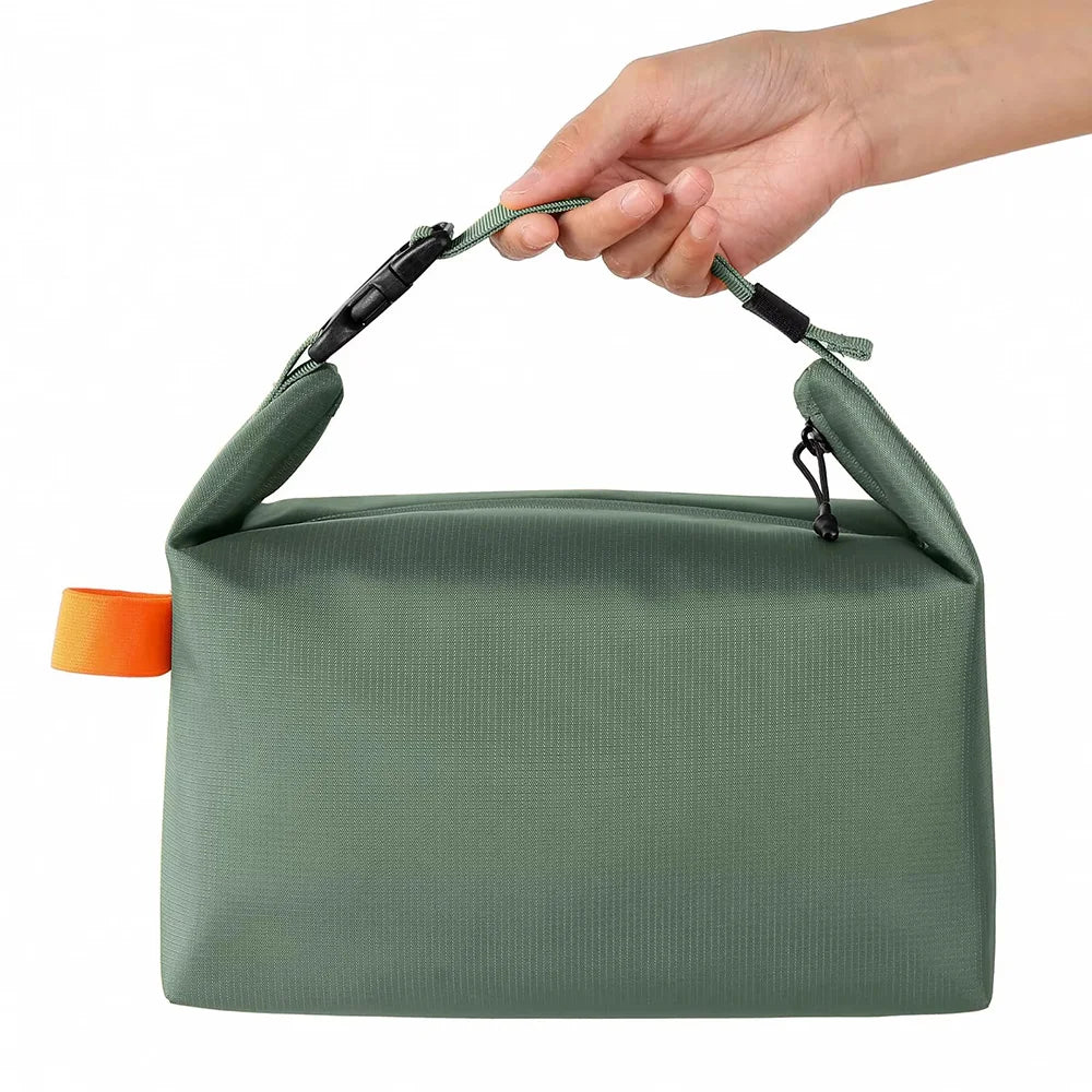 Army green insulated lunch bag