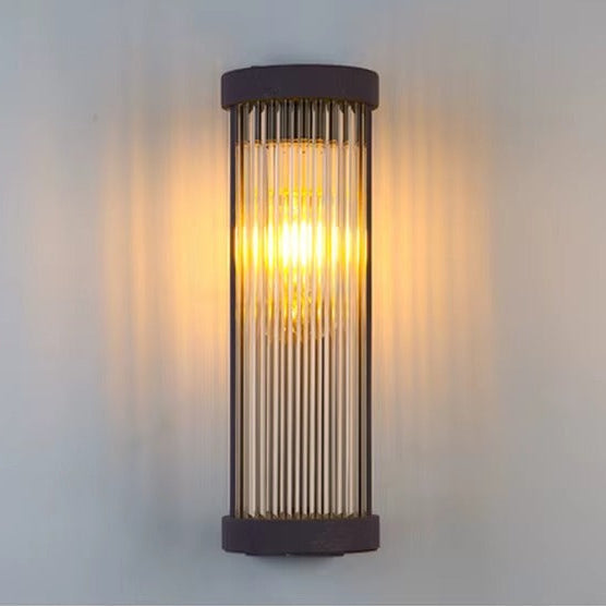Solar cylinder wall lamp