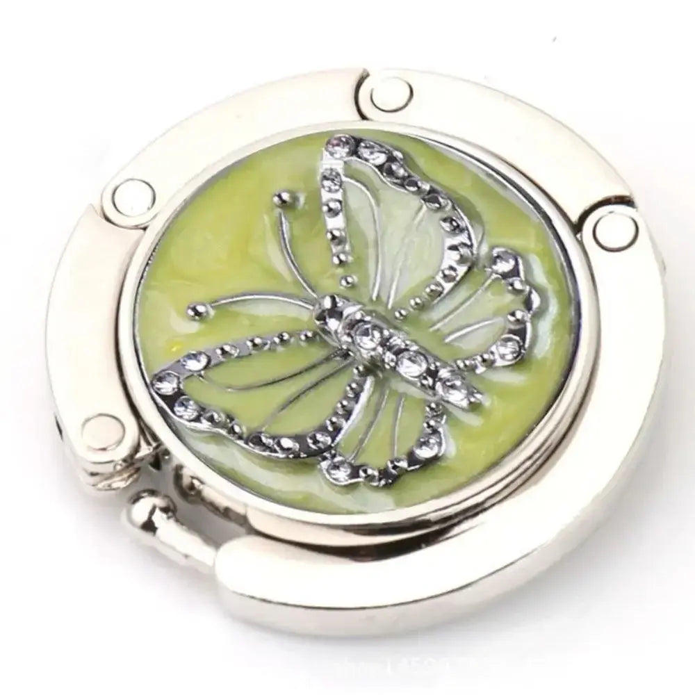 Butterfly handbag hook – Green