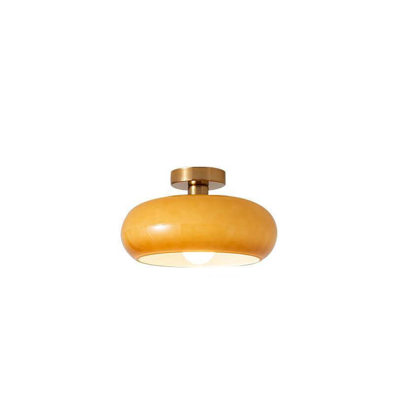 Round glass ceiling light dimensions