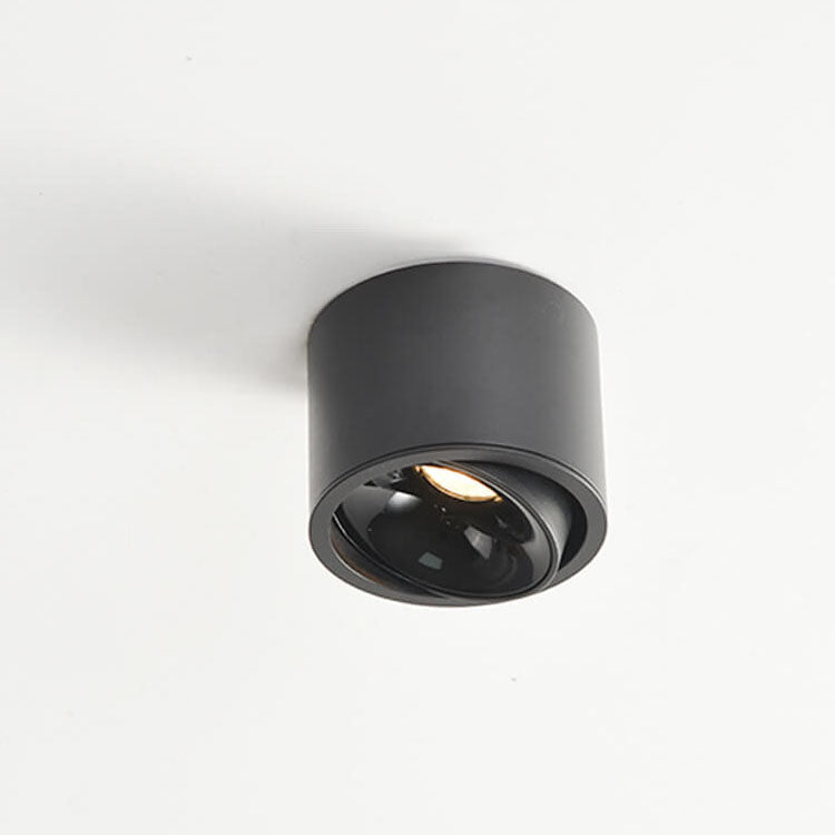 Black 7 W spotlight, 7.5 cm