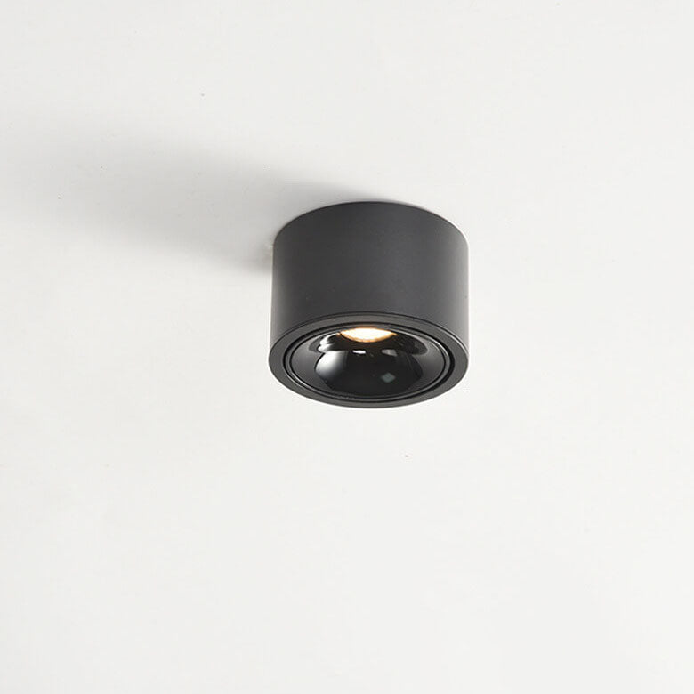 Black 12 W spotlight, 9.5 cm