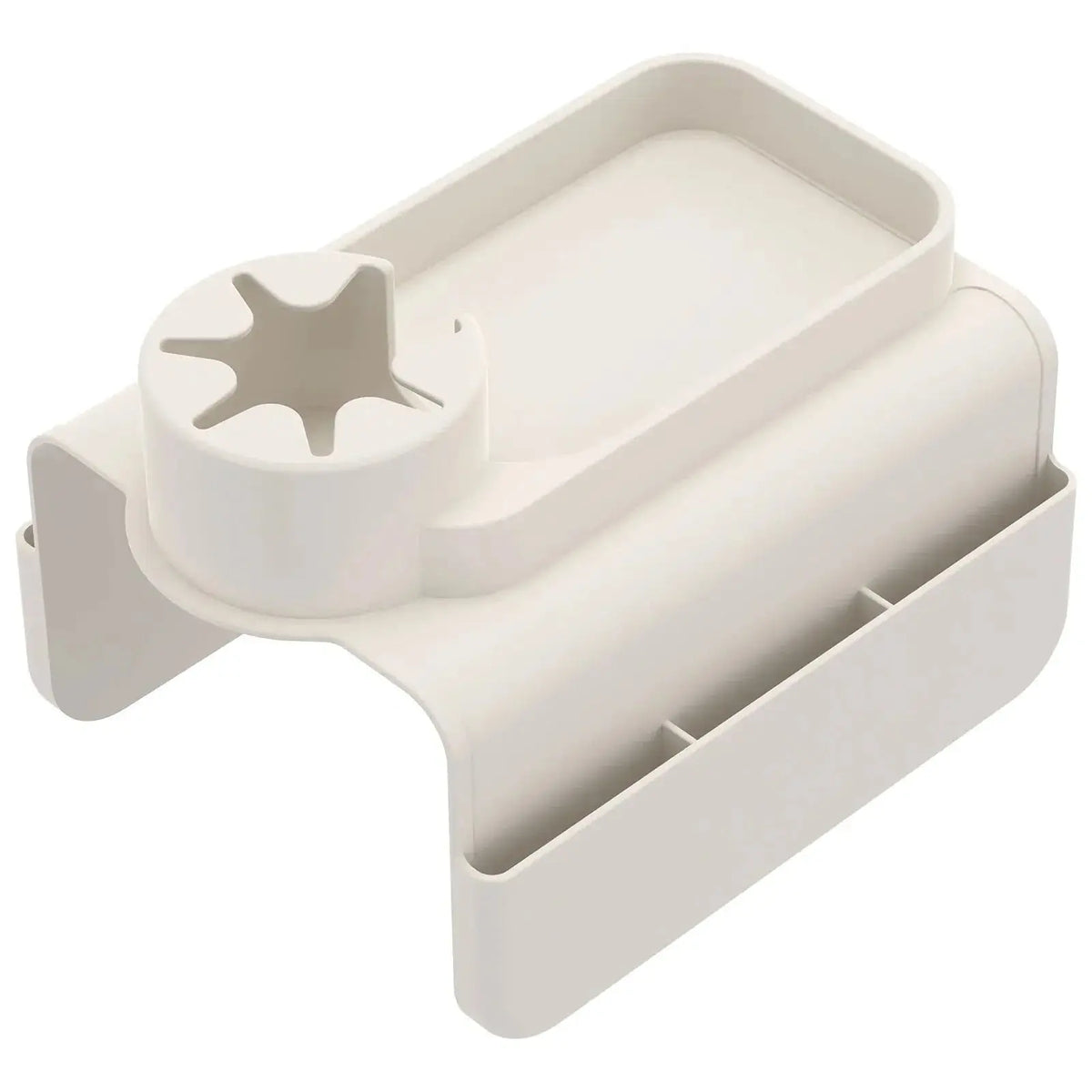 White silicone sofa armrest tray