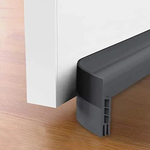 Grey self-adhesive door seal strip