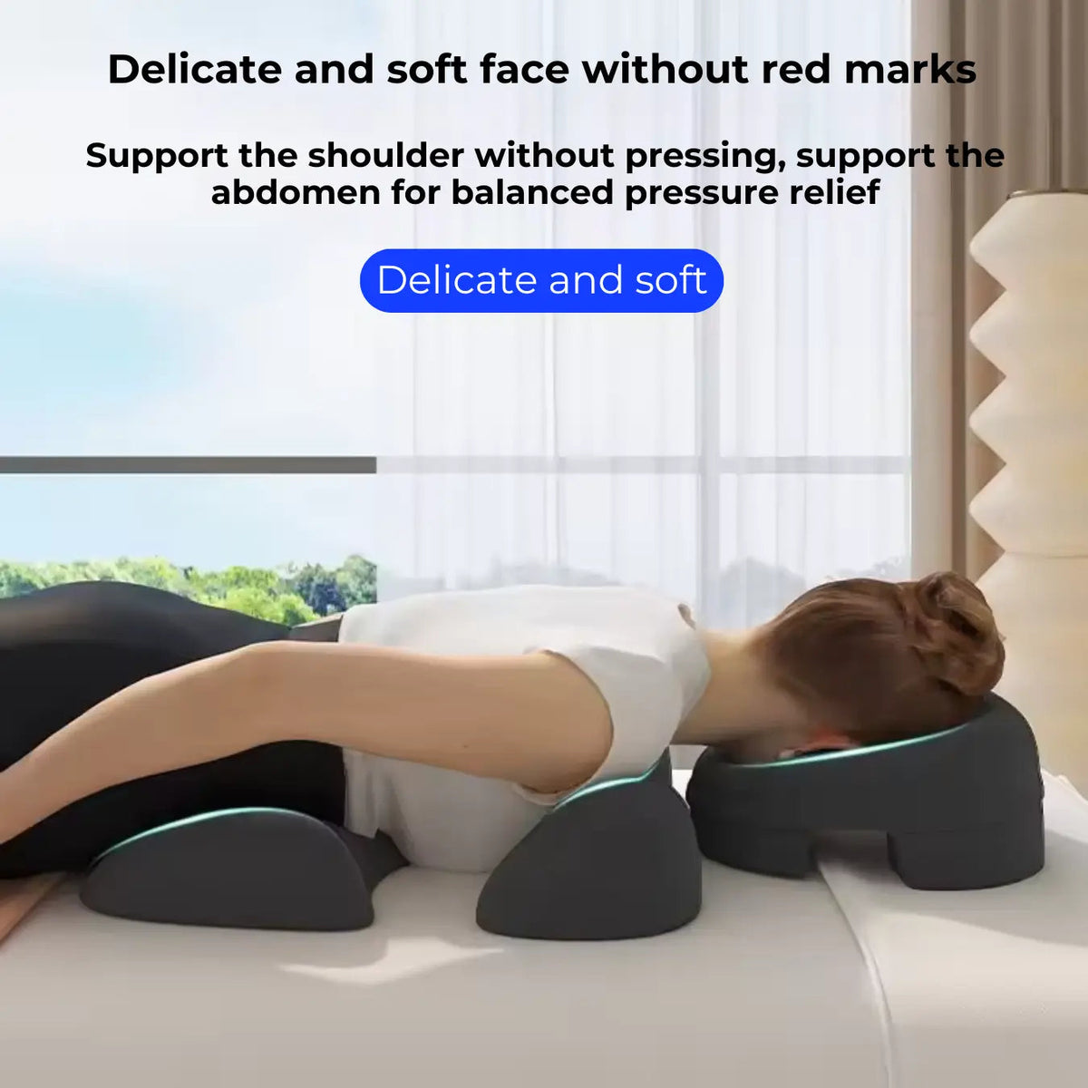 Face cradle pillow set overview