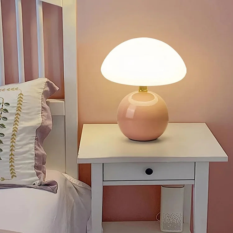 Mushroom lamp colour range