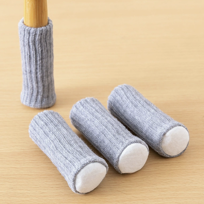 Light grey chair leg socks
