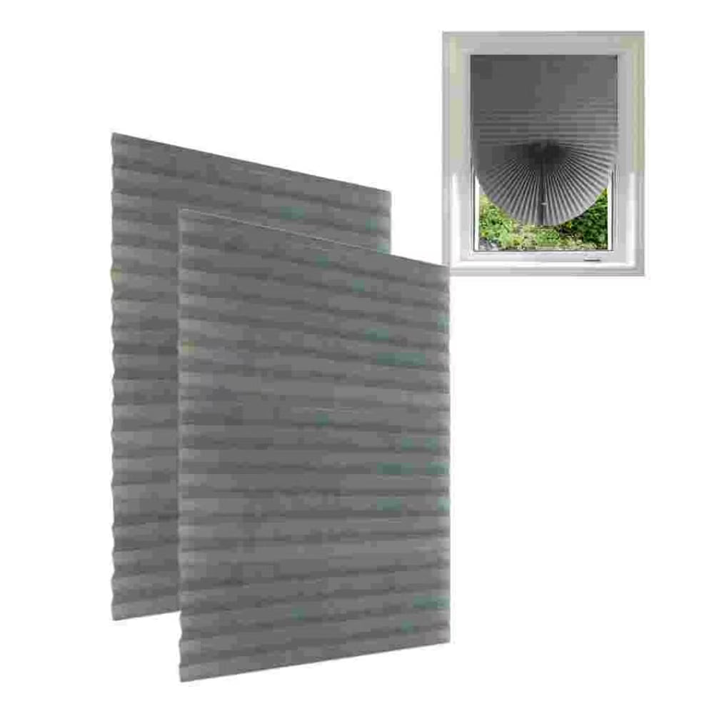 Stick-on blind – Grey, full blackout