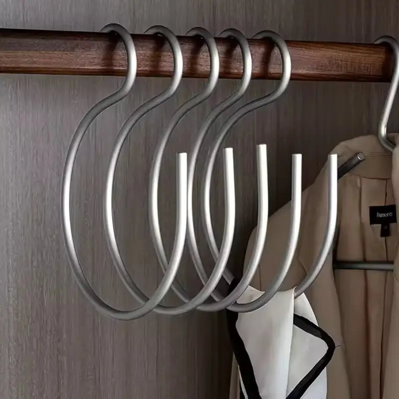 Silver large aluminium S-hooks