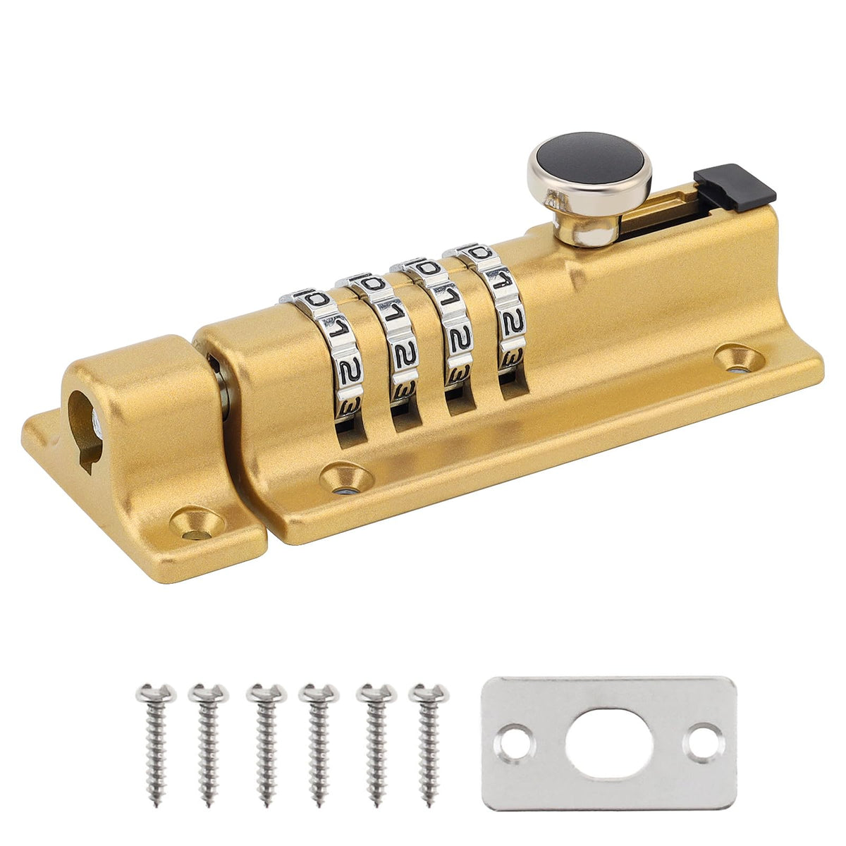 Gold combination gate latch