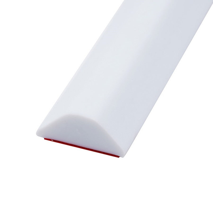 White shower water barrier strip