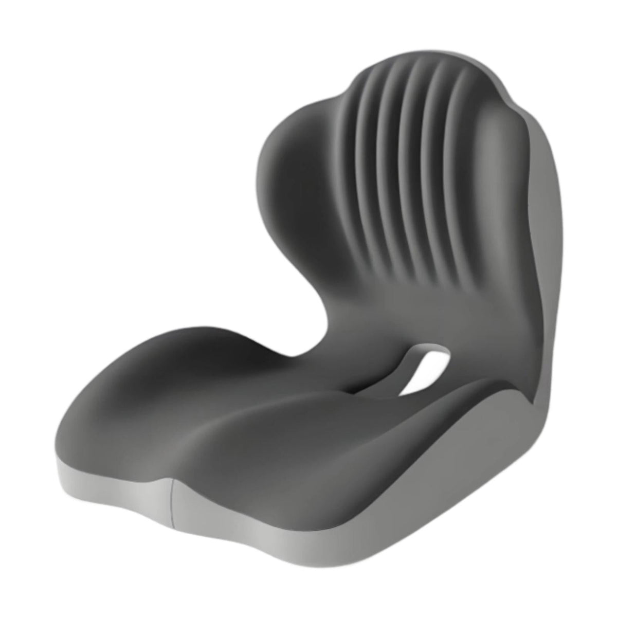 Dark grey memory foam seat cushion