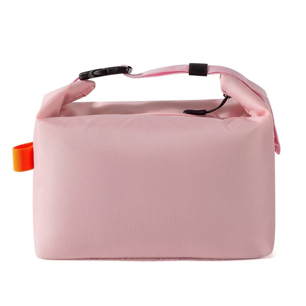 Blush pink insulated lunch bag